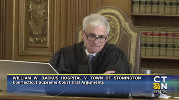 Click to Launch Connecticut Supreme Court Oral Argument: The William W. Backus Hospital v. Town of Stonington